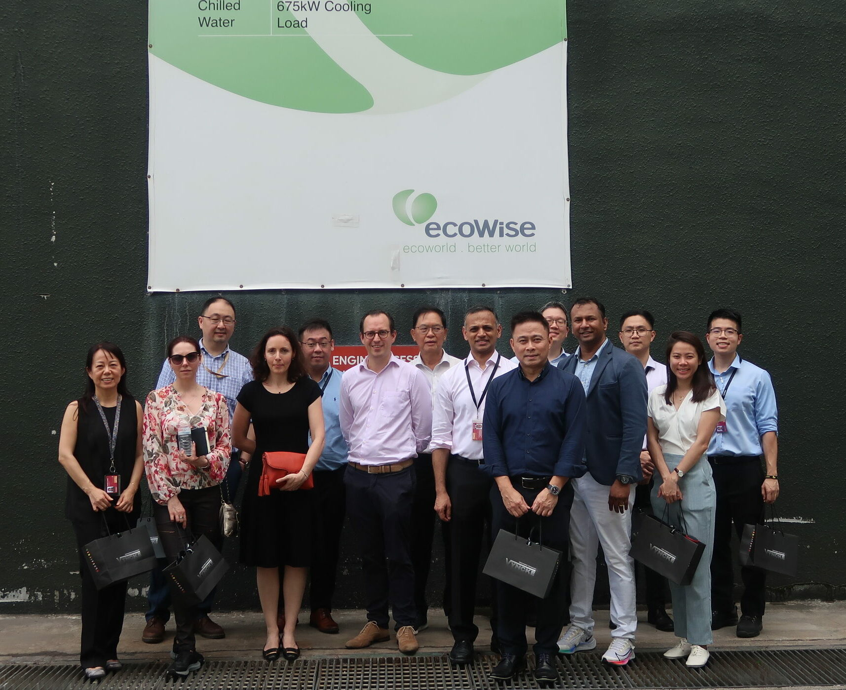 Delegates from Marina Bay Sands visited ecoWise Biomass Tri-generation power plant