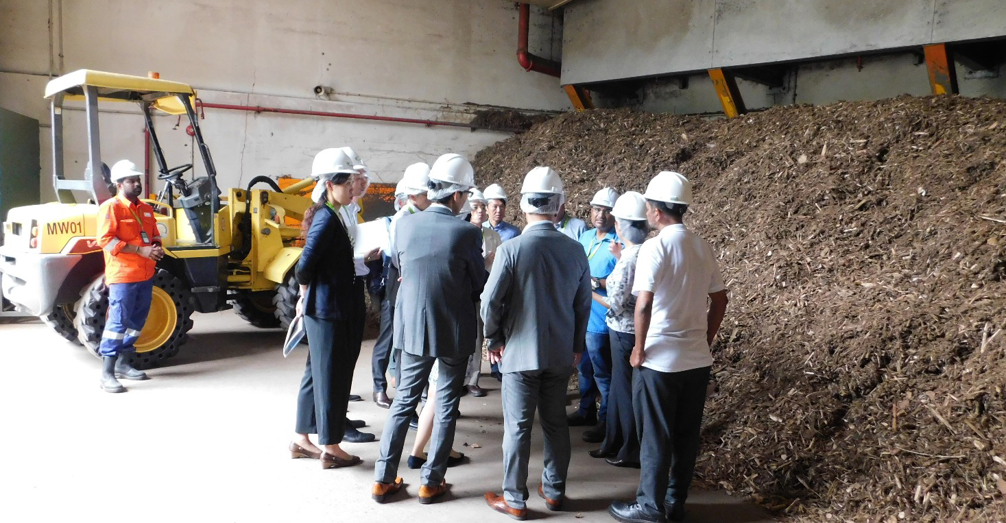 ACEJ Japan Visited ecoWise Biomass Power Plant