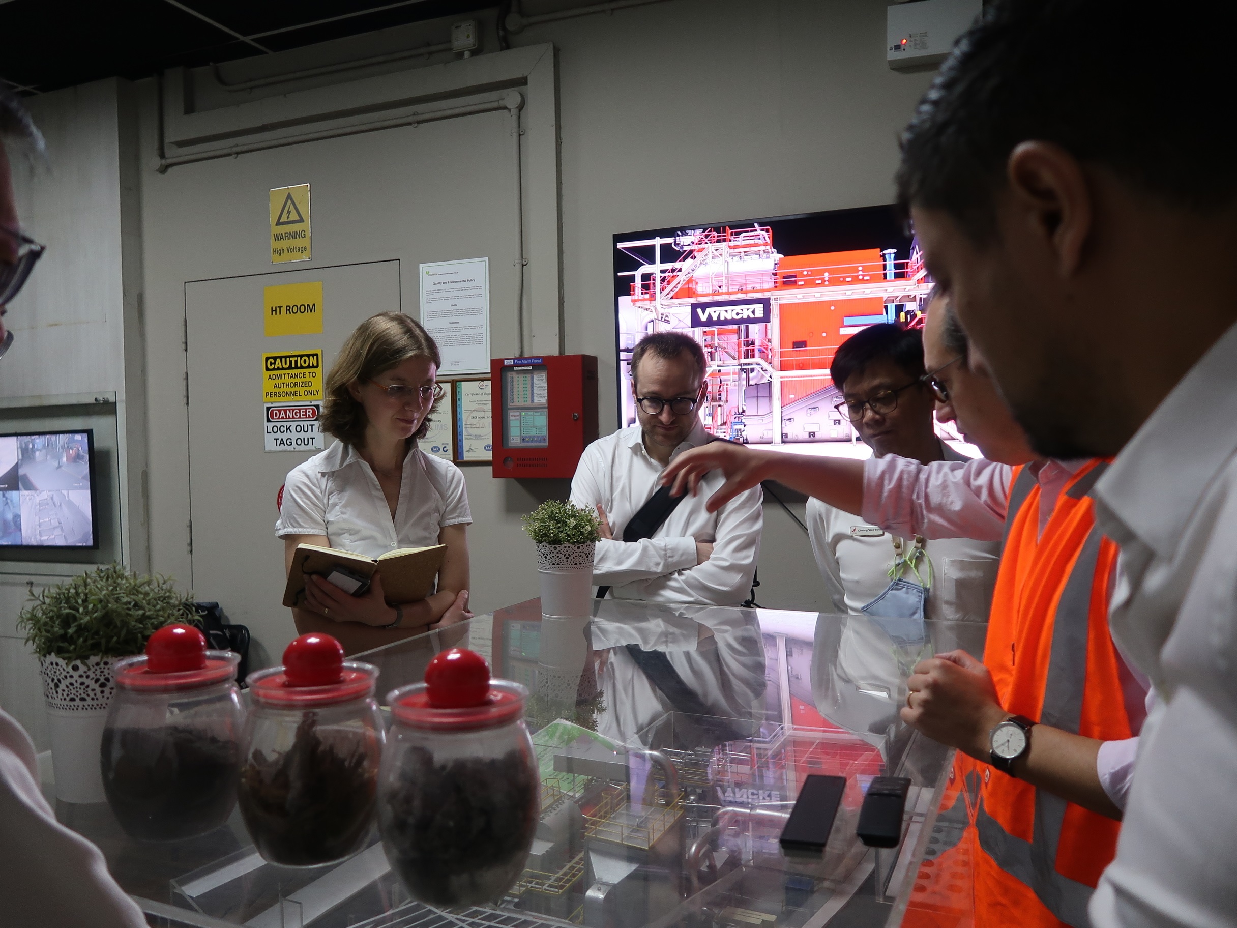Luxembourg Ministry of Economy Delegation visited the ecoWise Biomass Power Plant